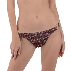 Chrix Pat Russet Ring Detail Bikini Bottom