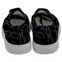 Black And White Ethnic Geometric Pattern Men s Classic Low Top Sneakers View4