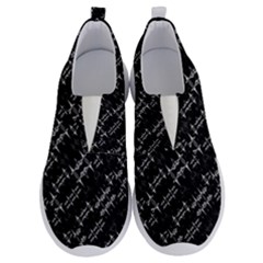 Black And White Ethnic Geometric Pattern No Lace Lightweight Shoes