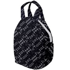 Black And White Ethnic Geometric Pattern Travel Backpacks by dflcprintsclothing