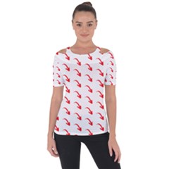 Create Your Own Custom Online Full Print Blank Template Shoulder Cut Out Short Sleeve Top by startdesign