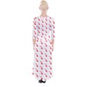 Create Your Own Custom Online Full Print Blank Template Quarter Sleeve Wrap Maxi Dress View2