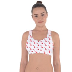 Create Your Own Custom Online Full Print Blank Template Cross String Back Sports Bra by startdesign