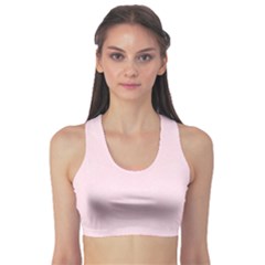 Create Your Own Custom Online Full Print Blank Template Pink Bachelorette With Subtle Damask Floral Sports Bra by startdesign