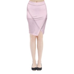 Create Your Own Custom Online Full Print Blank Template Pink Bachelorette With Subtle Damask Floral Midi Wrap Pencil Skirt by startdesign