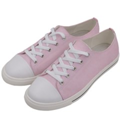 Create Your Own Custom Online Full Print Blank Template Pink Bachelorette With Subtle Damask Floral Women s Low Top Canvas Sneakers by startdesign