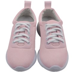 Create Your Own Custom Online Full Print Blank Template Pink Bachelorette With Subtle Damask Floral Kids Athletic Shoes by startdesign