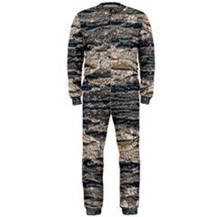 Surface Texture Print Onepiece Jumpsuit (men)  by dflcprintsclothing