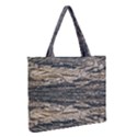 Surface Texture Print Zipper Medium Tote Bag View2