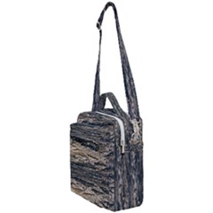 Surface Texture Print Crossbody Day Bag by dflcprintsclothing