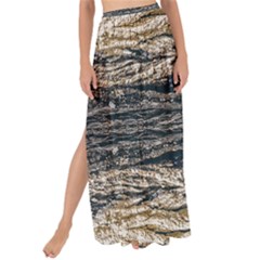 Surface Texture Print Maxi Chiffon Tie-up Sarong