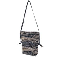 Surface Texture Print Folding Shoulder Bag by dflcprintsclothing