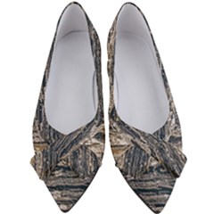 Surface Texture Print Women s Bow Heels by dflcprintsclothing