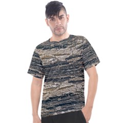 Surface Texture Print Men s Sport Top