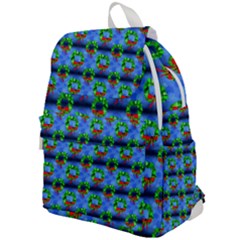 Christmas Wreath Top Flap Backpack by bloomingvinedesign