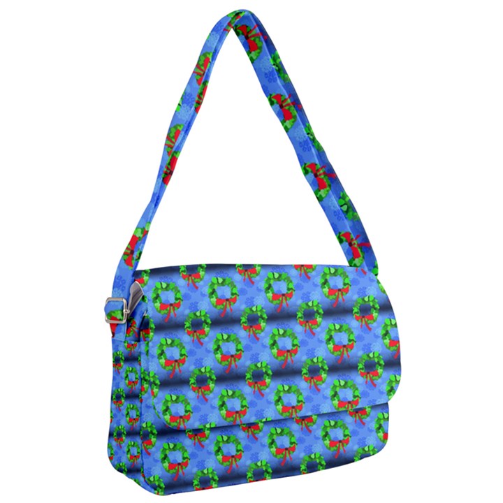 Christmas Wreath Courier Bag