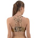 Deer On A Mooon Back Web Sports Bra View2