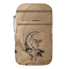 Deer On A Mooon Waist Pouch (small)