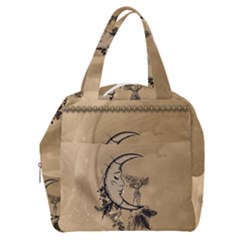 Deer On A Mooon Boxy Hand Bag by FantasyWorld7