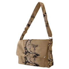 Deer On A Mooon Full Print Messenger Bag (m)