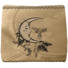 Deer On A Mooon Seat Cushion by FantasyWorld7