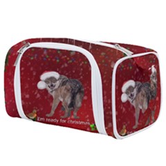 I m Ready For Christmas, Funny Wolf Toiletries Pouch