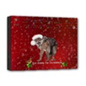 I m ready for christmas, funny wolf Deluxe Canvas 16  x 12  (Stretched)  View1