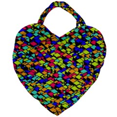 Ab 136 Giant Heart Shaped Tote by ArtworkByPatrick