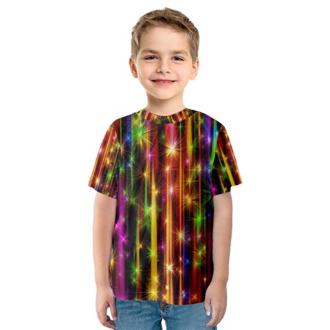 Illustrations Star Bands Wallpaper Kids  Sport Mesh Tee by HermanTelo