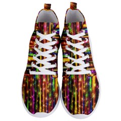 Illustrations Star Bands Wallpaper Men s Lightweight High Top Sneakers