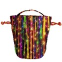 Illustrations Star Bands Wallpaper Drawstring Bucket Bag View2