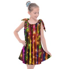 Illustrations Star Bands Wallpaper Kids  Tie Up Tunic Dress by HermanTelo