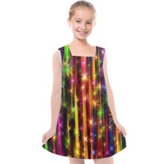 Illustrations Star Bands Wallpaper Kids  Cross Back Dress by HermanTelo