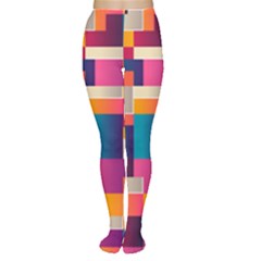 Abstract Geometry Blocks Tights