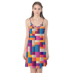 Abstract Geometry Blocks Camis Nightgown