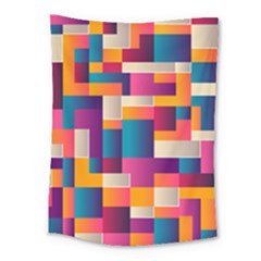 Abstract Geometry Blocks Medium Tapestry