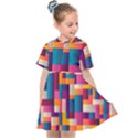 Abstract Geometry Blocks Kids  Sailor Dress View1