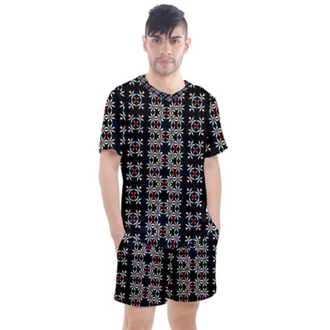 Illustrations Texture Men s Mesh Tee And Shorts Set by Mariart