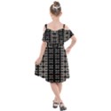 Illustrations Texture Kids  Cut Out Shoulders Chiffon Dress View2