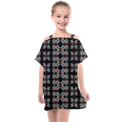 Illustrations Texture Kids  One Piece Chiffon Dress