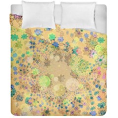 Flowers Color Colorful Watercolour Duvet Cover Double Side (california King Size)