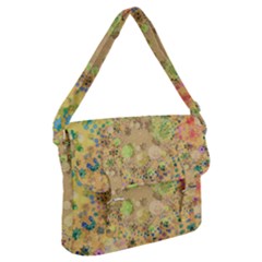 Flowers Color Colorful Watercolour Buckle Messenger Bag