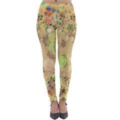 Flowers Color Colorful Watercolour Lightweight Velour Leggings