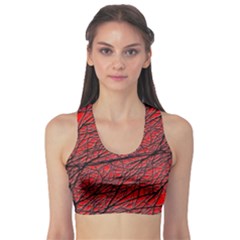 Neurons Cells Train Link Brain Sports Bra by HermanTelo