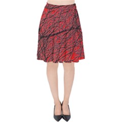 Neurons Cells Train Link Brain Velvet High Waist Skirt by HermanTelo