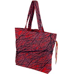 Neurons Cells Train Link Brain Drawstring Tote Bag