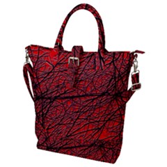 Neurons Cells Train Link Brain Buckle Top Tote Bag by HermanTelo