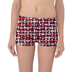 Background Red Summary Boyleg Bikini Bottoms