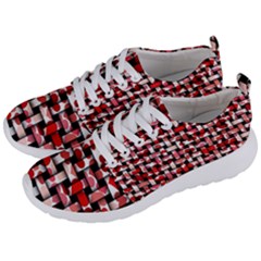 Background Red Summary Men s Lightweight Sports Shoes by HermanTelo