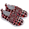 Background Red Summary Kids  Velcro No Lace Shoes View3